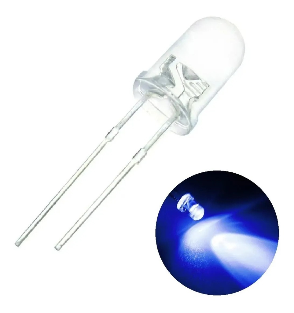 LED Azul Ultrabrillante 5mm