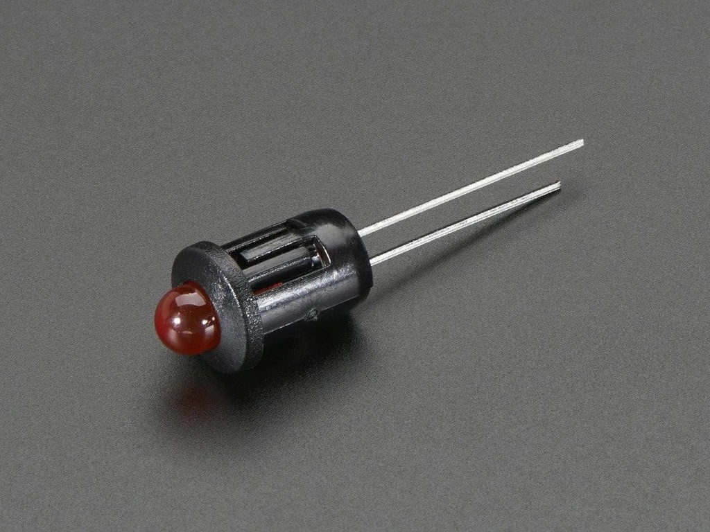 Capuchón Soporte Negro Para LED 5mm