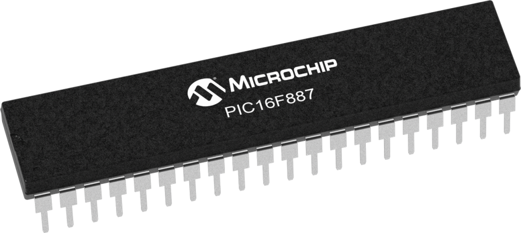 Microcontrolador Microchip PIC16F887-I/P 16F887