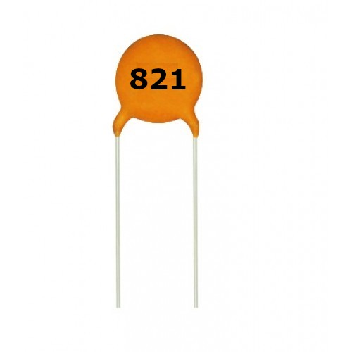 Capacitores Cerámicos 820 PF, 0.82 NF, 0.00082 UF