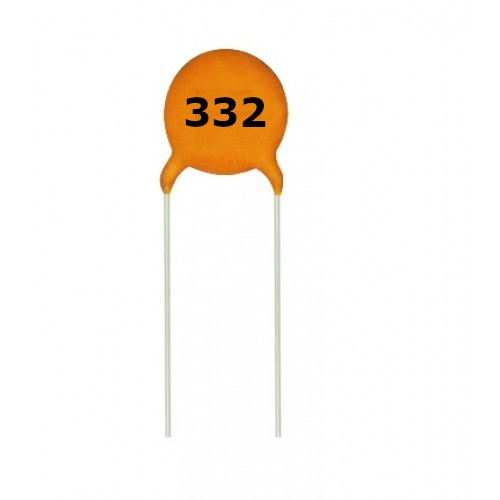 Capacitores Cerámicos 3300 PF, 3.3NF, 0.0033 UF