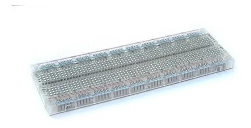 Protoboard Breadboard Proto Estándar Transparente 830 Puntos