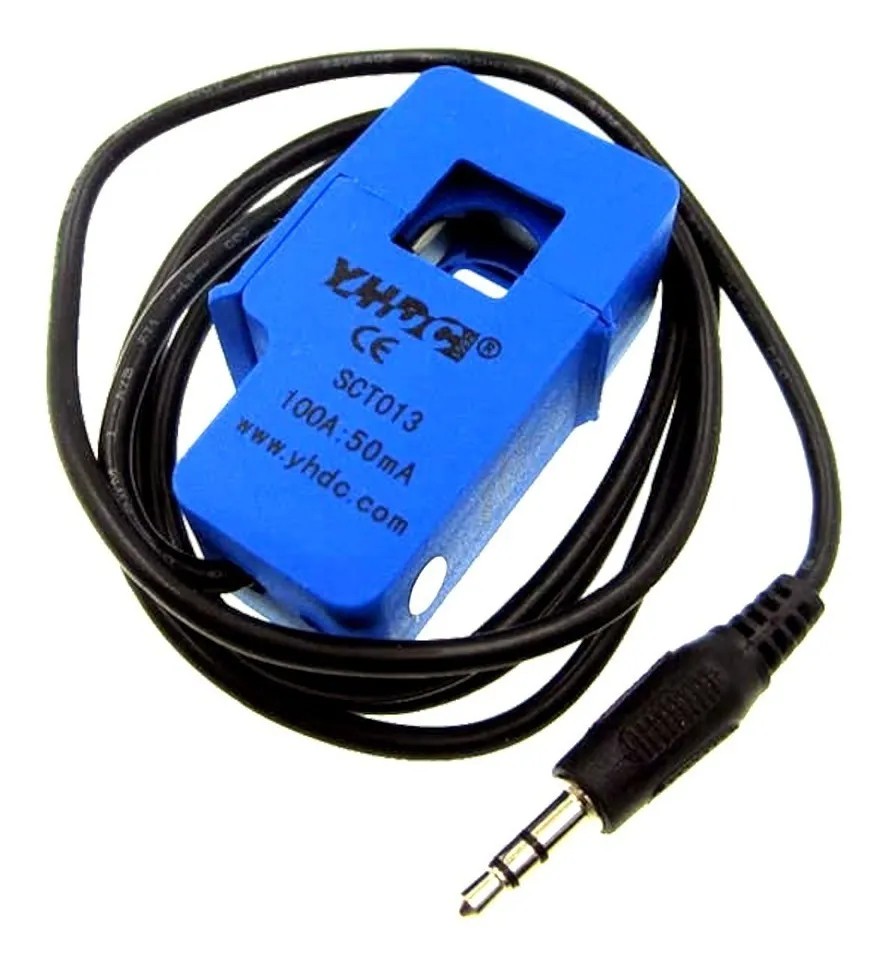Sensor De Corriente Alterna CA No Invasivo 100A SCT-013-000 Arduino PIC