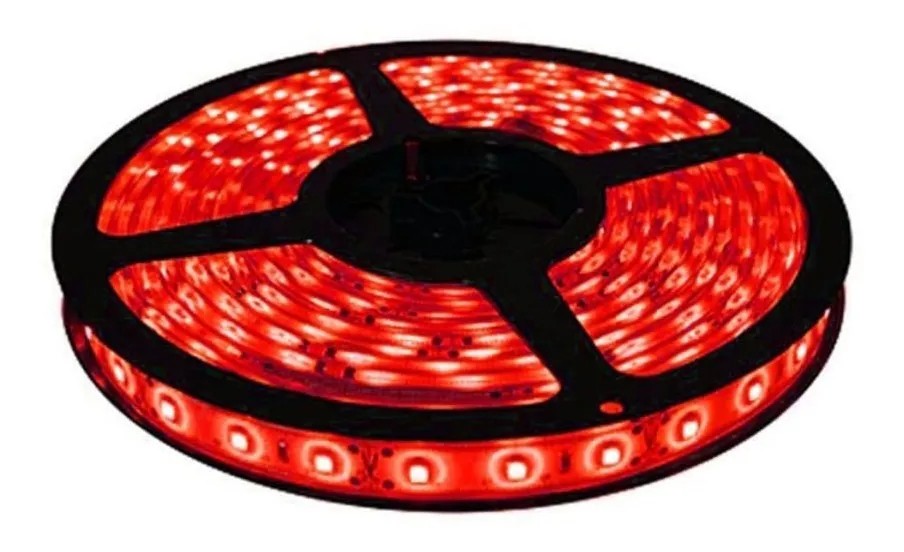 Tira De LED's 1 Metro Color Rojo