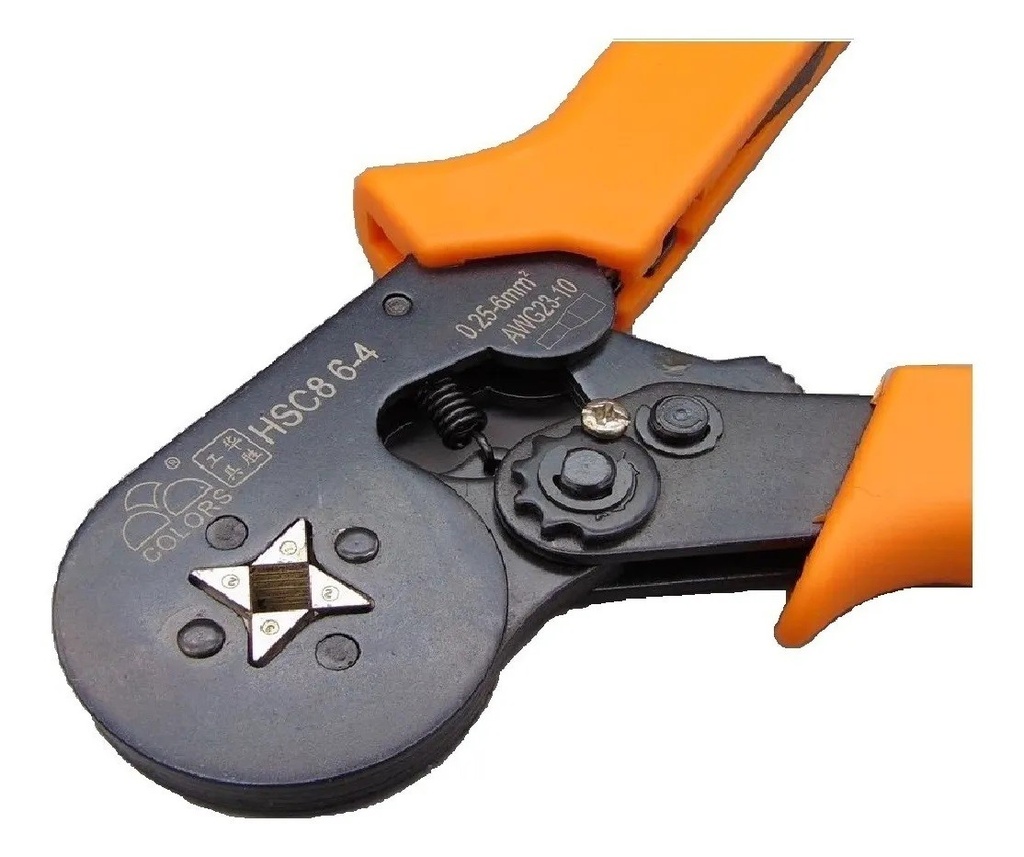 Pinza Ponchadora Para Terminales Ferrules Cilíndricas 23-10 AWG Crimping