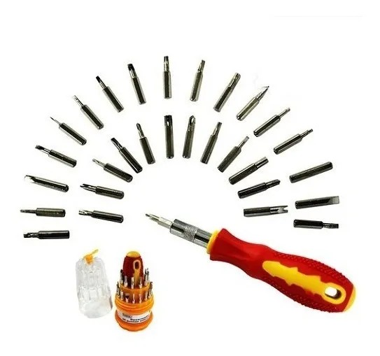 Kit Juego De Desarmadores Con 30 Puntas Intercambiables