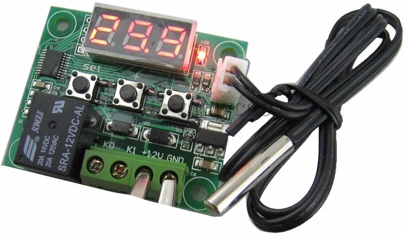 Módulo Sensor Control De Temperatura XH-W1209 Relevador Incubadora Termostato Acuario
