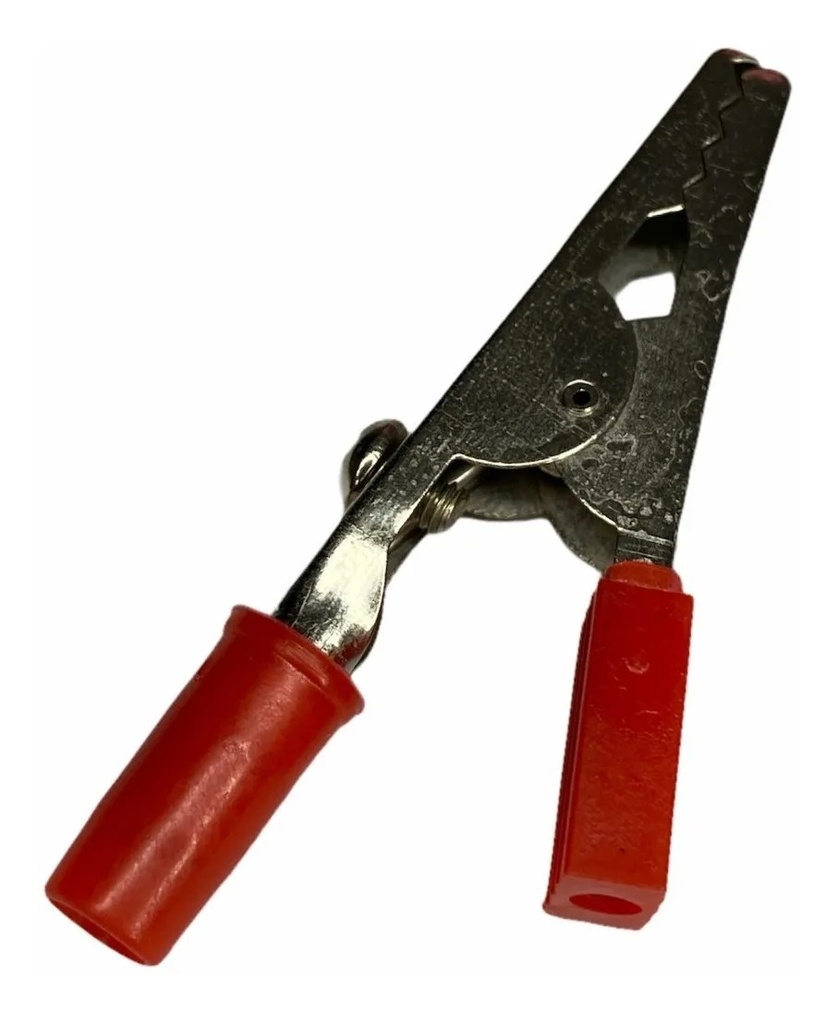 Caimán Mediano Con Tornillo Tipo Pinza ROJO