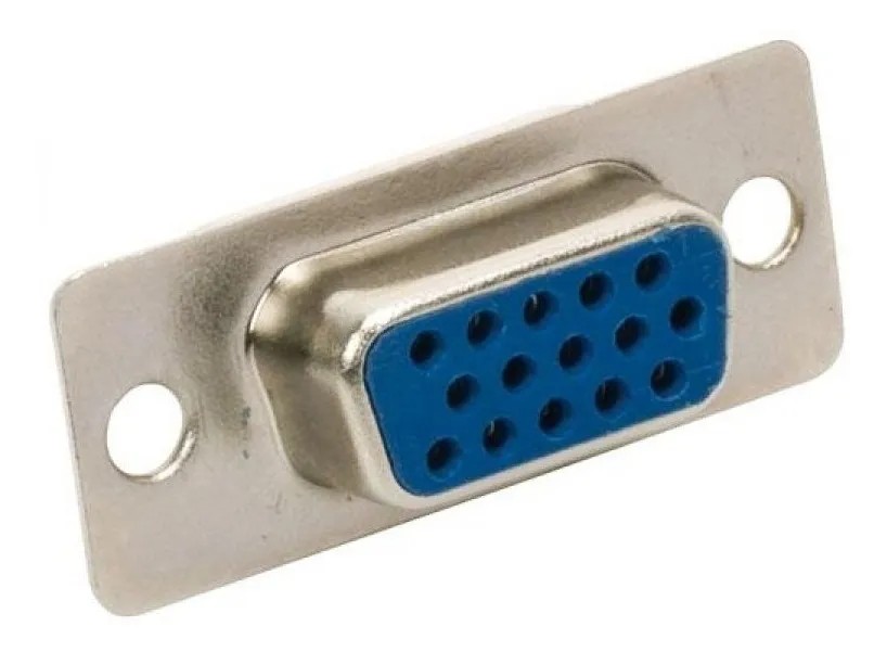 Conector DB15 DB-15P VGA Para Soldar
