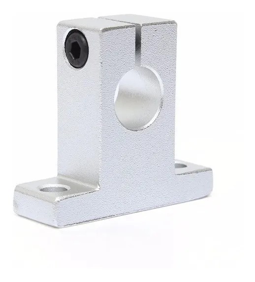 Base Soporte Riel Eje Lineal Acerado SK12 12mm CNC Impresora 3D