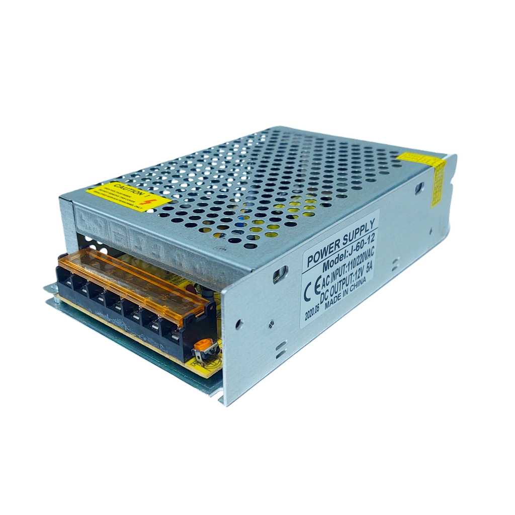 Eliminador Transformador Fuente Poder Driver 12V 5A 60W