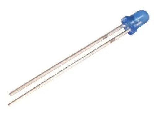 Led Opaco 3mm Azul
