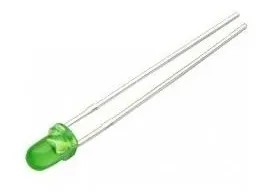 Led Opaco 3mm Verde