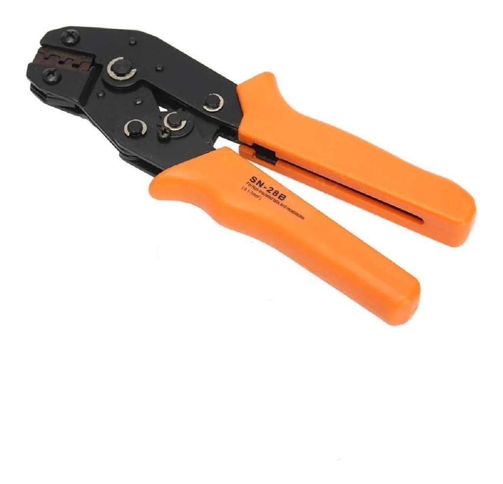 Pinza Ponchadora Para Cable DuPont Terminales No Aisladas 28-18 AWG Crimping SN-28b