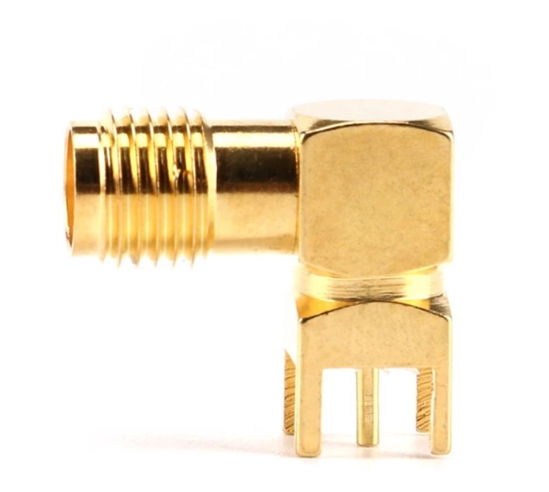 Conector SMA Hembra 90°