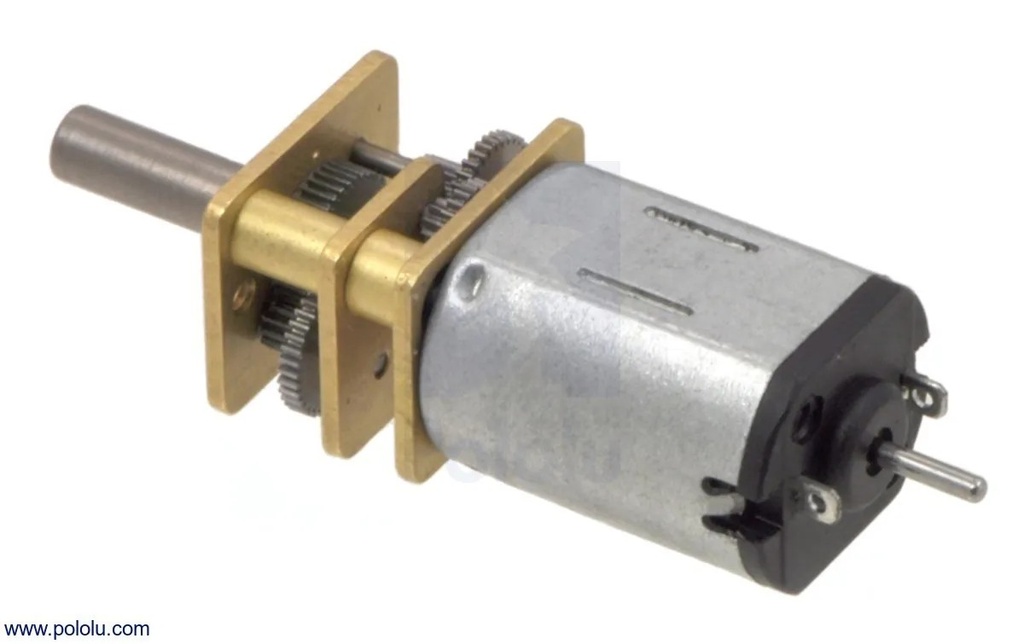 Micromotorreductor Pololu 75:1 HP Con Eje Extendido