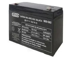 Pila Batería Radox 6V 12A Recargable Sellada De Ácido - Plomo