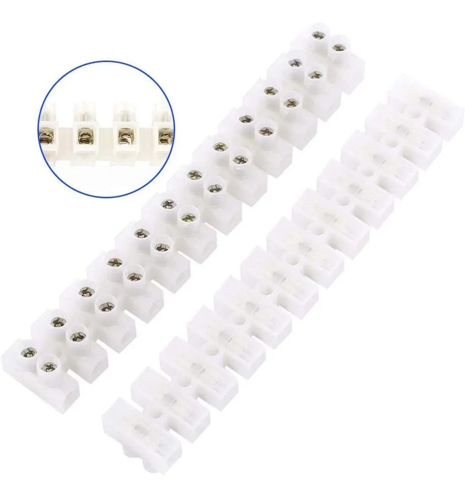 Empalme Acoplamiento Banco De Terminales 2 Filas 24 Tornillos