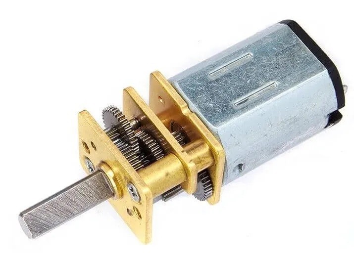 Micromotorreductor Engrane Metálico Tipo Pololu 6V 100RPM