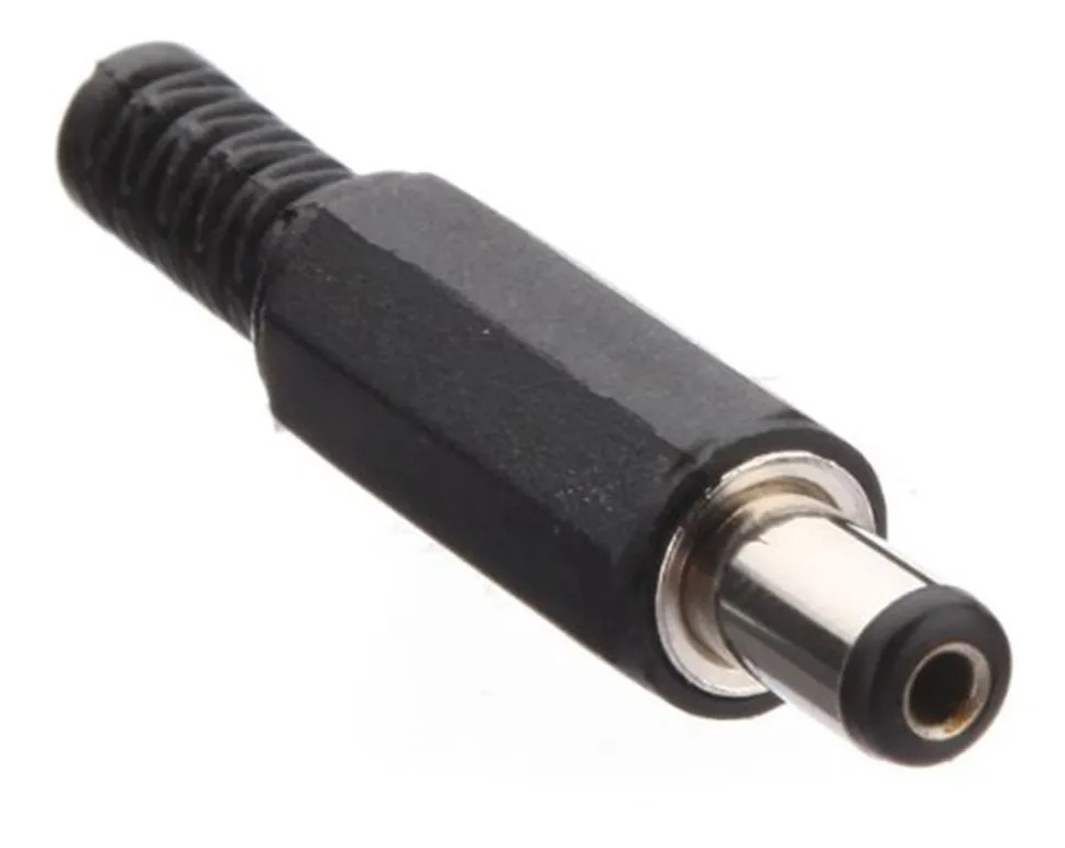 Conector DC Macho Adaptador Alimentacón Jack 5.5mm X 2.5mm