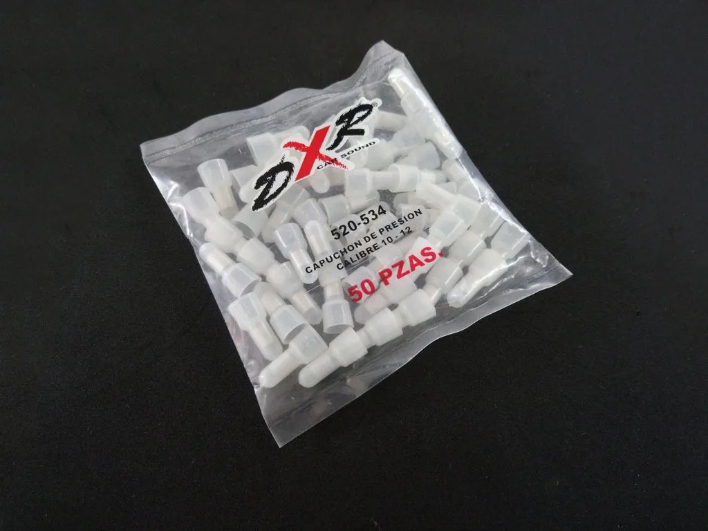 Capuchón De Presión Para Empalme Final 10 - 12 AWG 50 Unidades