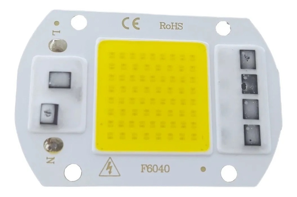 Led Chip Cob de 50W 220V con Driver Integrado