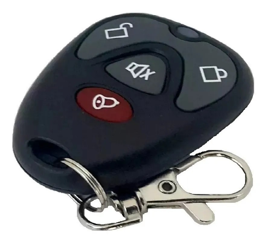 Control Remoto Mediano 433MHz Con Señal Fija Programada Para Alarmas, Relevadores...