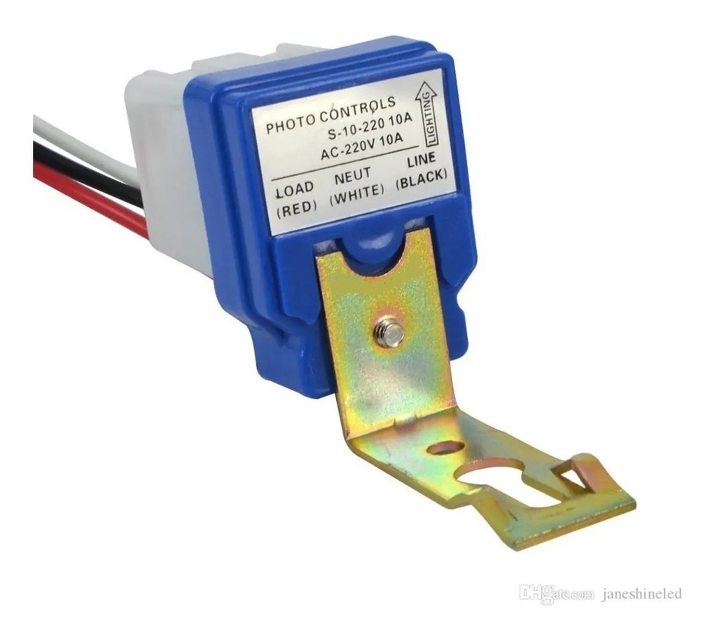 Fotocelda Célula Interruptor Automático Encendido Lámparas AC-220V 10A