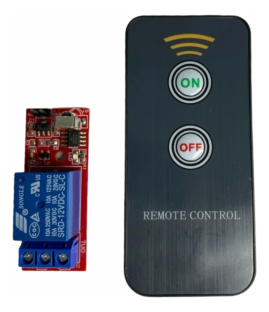 Modulo Relevador 5V Infrarrojo Con Cotrol Remoto