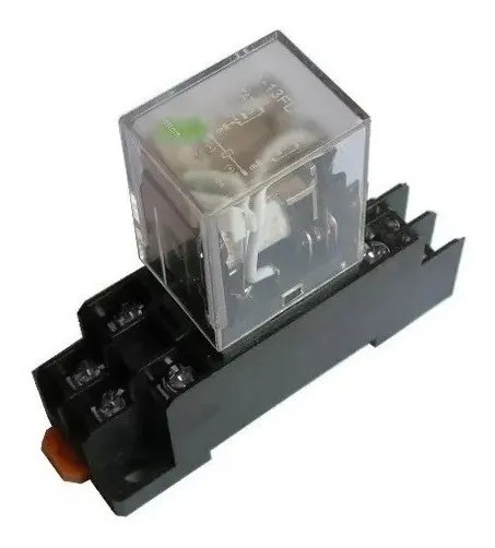 Socket Ptf08a Con Relevador 8 Pines Jqx 13fl (ly2) Bobina 110Vac