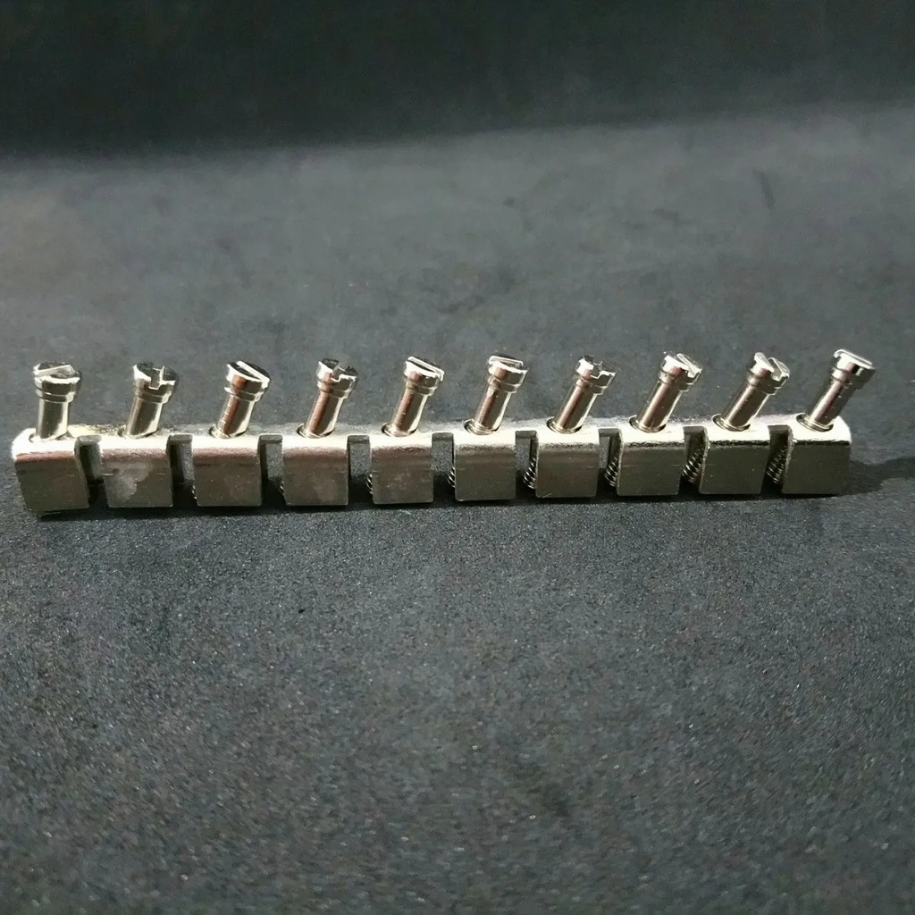 Conector Jumper Puente Fijo Para Clema UK10N Riel DIN