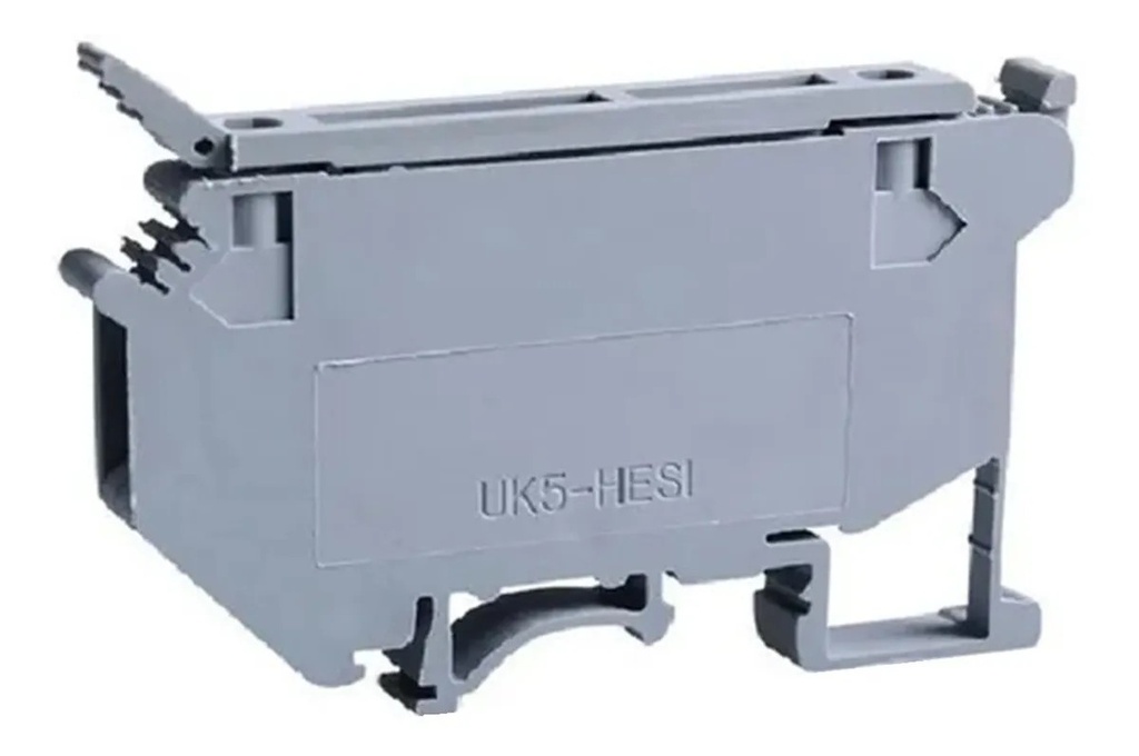 UK5-HESI 4mm2 Bornera de tornillo para Riel DIN fusible Terminal conector