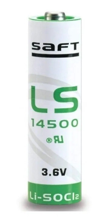 Pila Batería Saft 14500 LS14500 3.6V 2600mAh AA