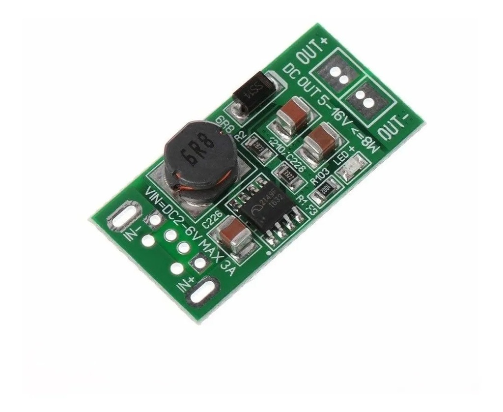 Modulo Boost Dc-dc Convertidor Cargador 5v A 16v 8w Sd Xmdz