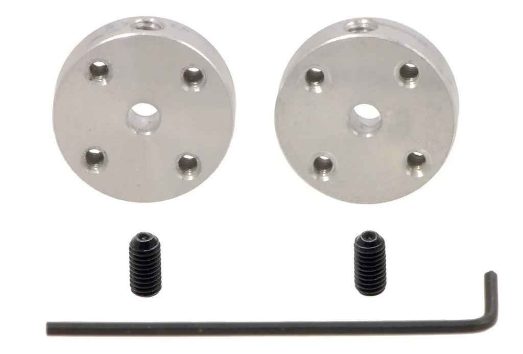 Cople Universal Aluminio Pololu Acoplamiento Eje 3mm 4-40