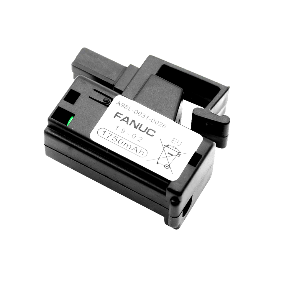 Pila Batería Fanuc A98L-0031-0026 (A02B-0309-K102) 3V 1750mAh Carcasa Negra