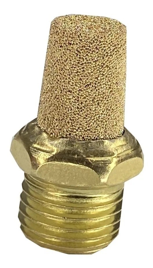 Silenciador Neumático En Pino Tapón Filtro de Aire 1/4 NPT