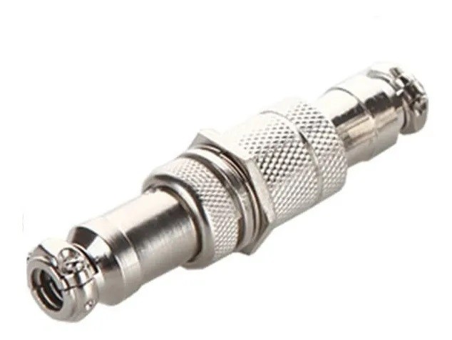 Conector Terminal De Aviación GX16 4 Pines Metal Circular Cnc (Cable-Cable)