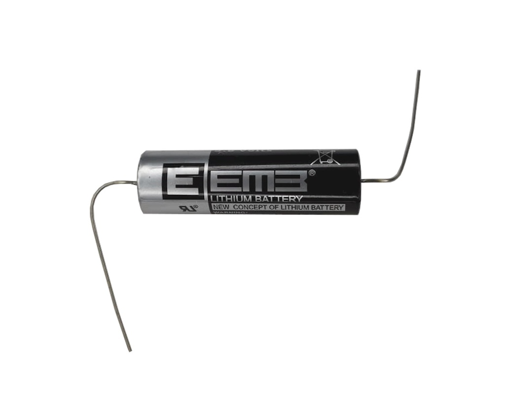 Pila Batería EEMB 14505 ER14505-AX 3.6V AA Con Conector Axial