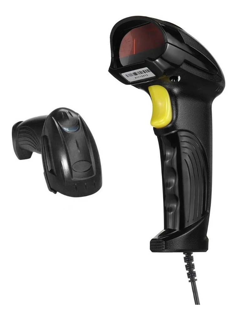 Lector código de barras láser alámbrico pistola Escáner láser