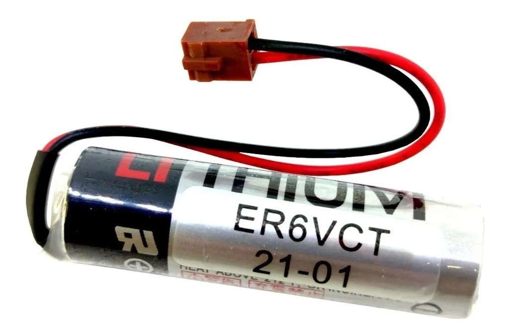 Pila Batería Toshiba ER6VCT 3.6V 2000mAh Conector Marrón Pequeño