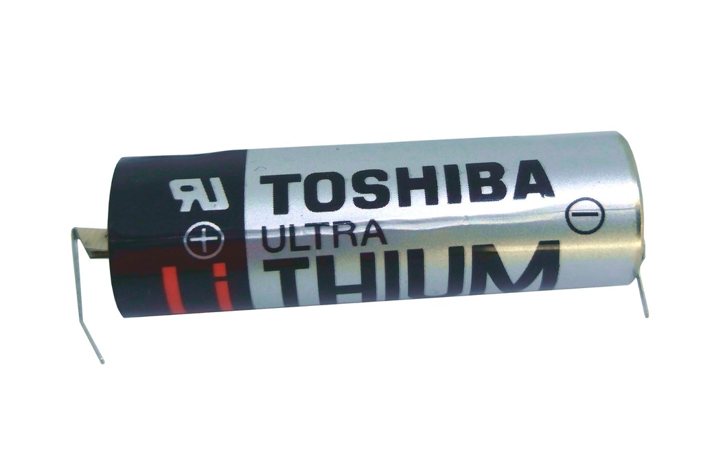 Pila Batería Toshiba ER6V 3.6V 2000mAh Pines Metálicos Para MDS-A-BT-4