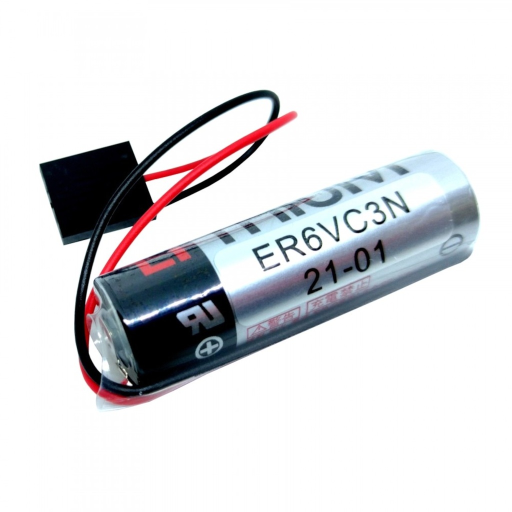 Pila Batería Toshiba ER6VC3N 3.6V 2000mAh Conector Negro 5 Pines YASKAWA