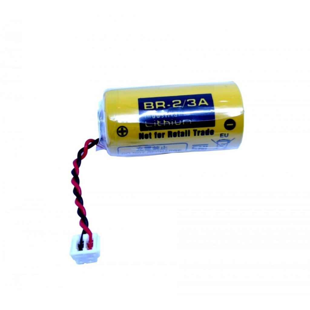 Pila Batería Panasonic WILPA 1607 BR-2/3A 3.0V 1200mAh Conector Blanco