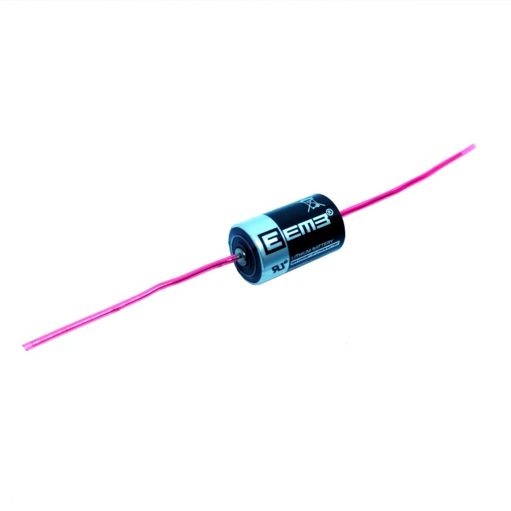 Pila Batería EEMB 14250 ER14250-AX 3.6V 1200mAh AA Conector Axial