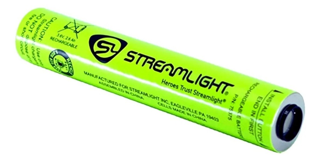 Pila Batería STREAMLIGHT 3.6V 2600mAh Recargable Para Linterna