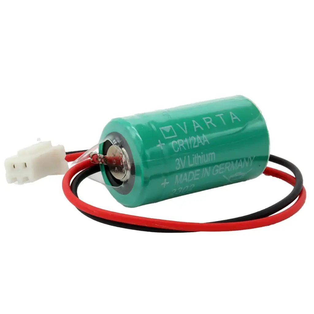 Pila Batería Varta  CR1/2AA 6127 3.0V 950mAh Conector Mediano Blanco Remplazo De Parte A500331143 SIEMENS
