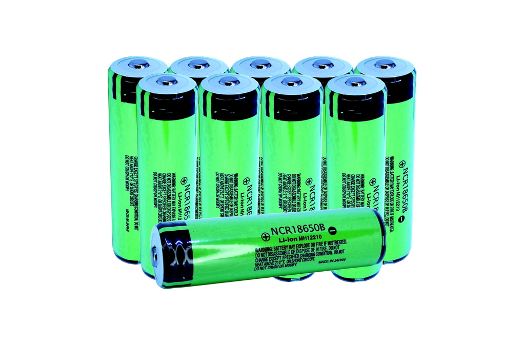 10x Pila Batería Panasonic NCR18650B  MH12210 3.7V 3400mAh Recargable
