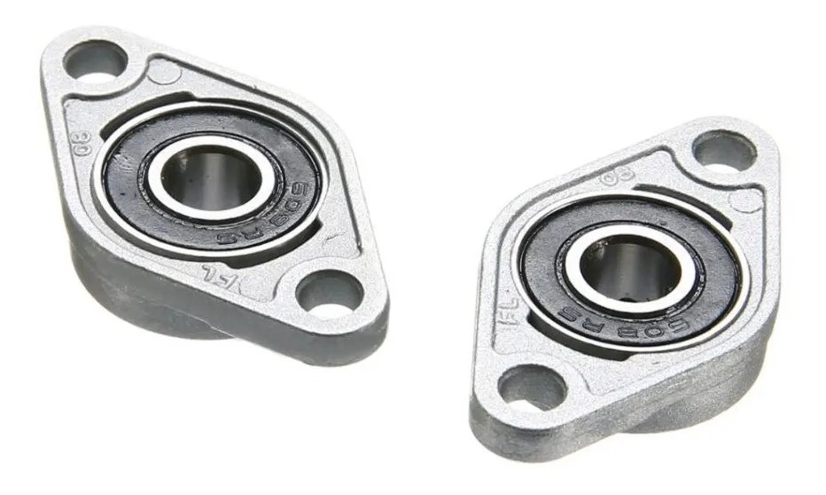 Balero Rodamiento Con Brida 8mm KFL08 FL08 K08 Soporte Husillo Impresora 3D CNC