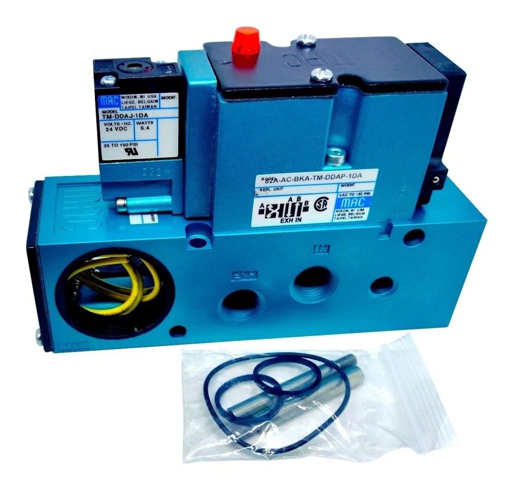 Electro Válvula Neumática 24VDC 5.4W Modelo: 82A-AC-BKA-TM-DDAP-1DA 4V/2P NPT 1/4